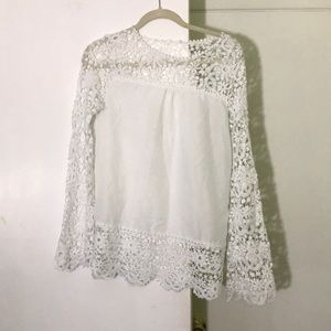 Long lace shirt